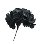 Dyed Velvet Bouquet. 14cm. Black 7.440€ #50223122TNG